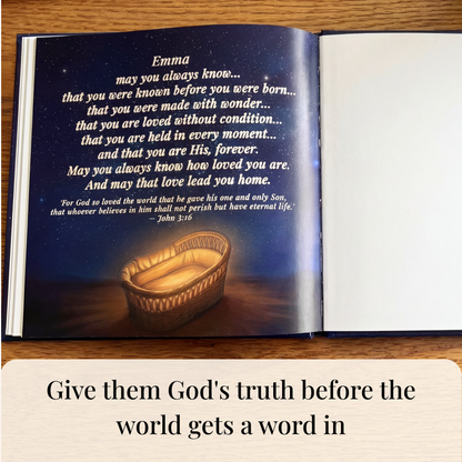 A Personalized Scripture Book Written Over Your Children
