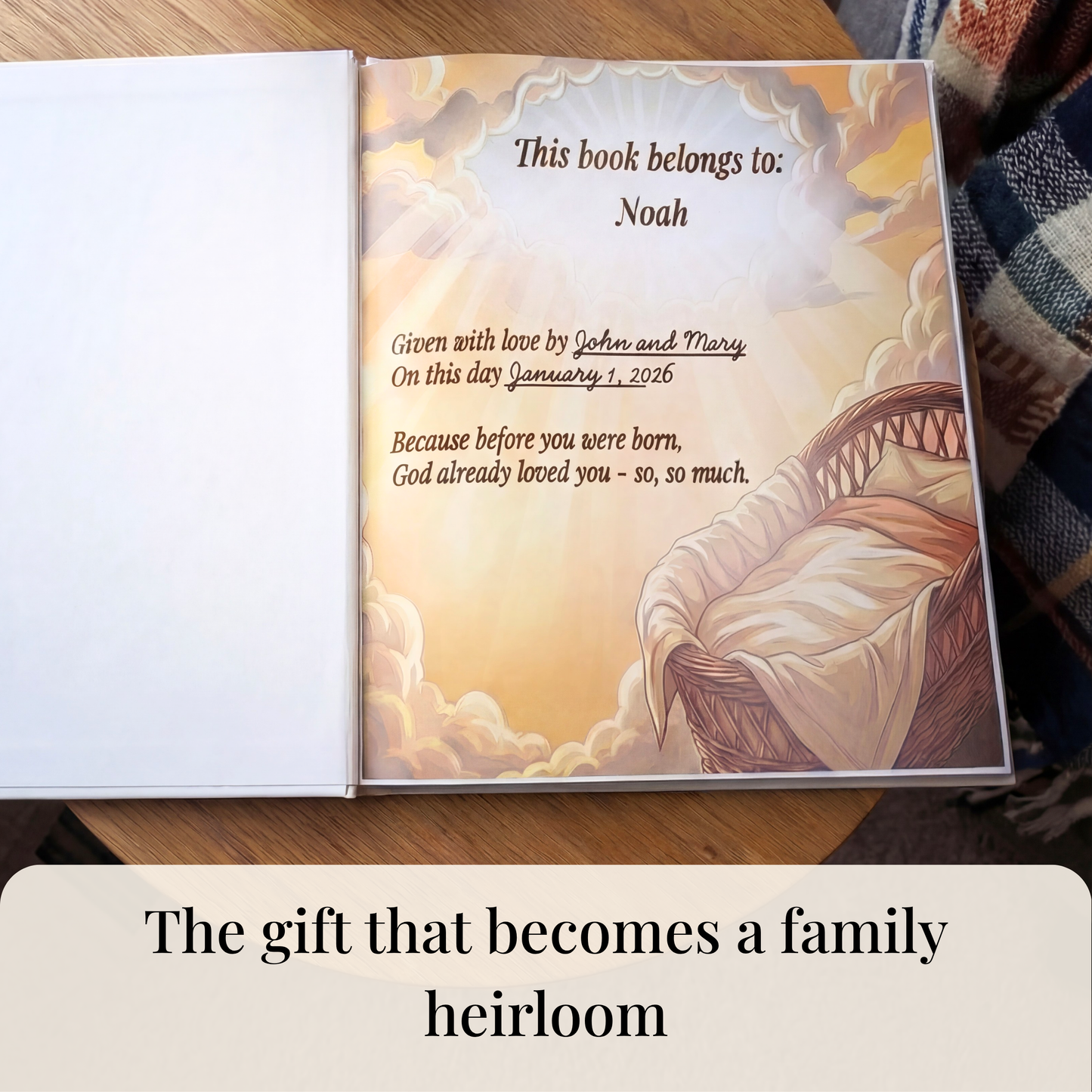 A Personalized Scripture Book Written Over Your Children