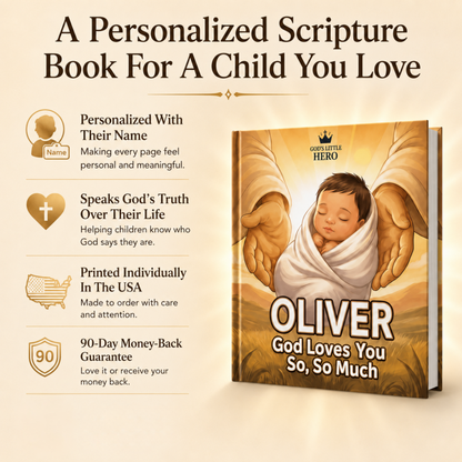 A Personalized Scripture Book Written Over Your Children