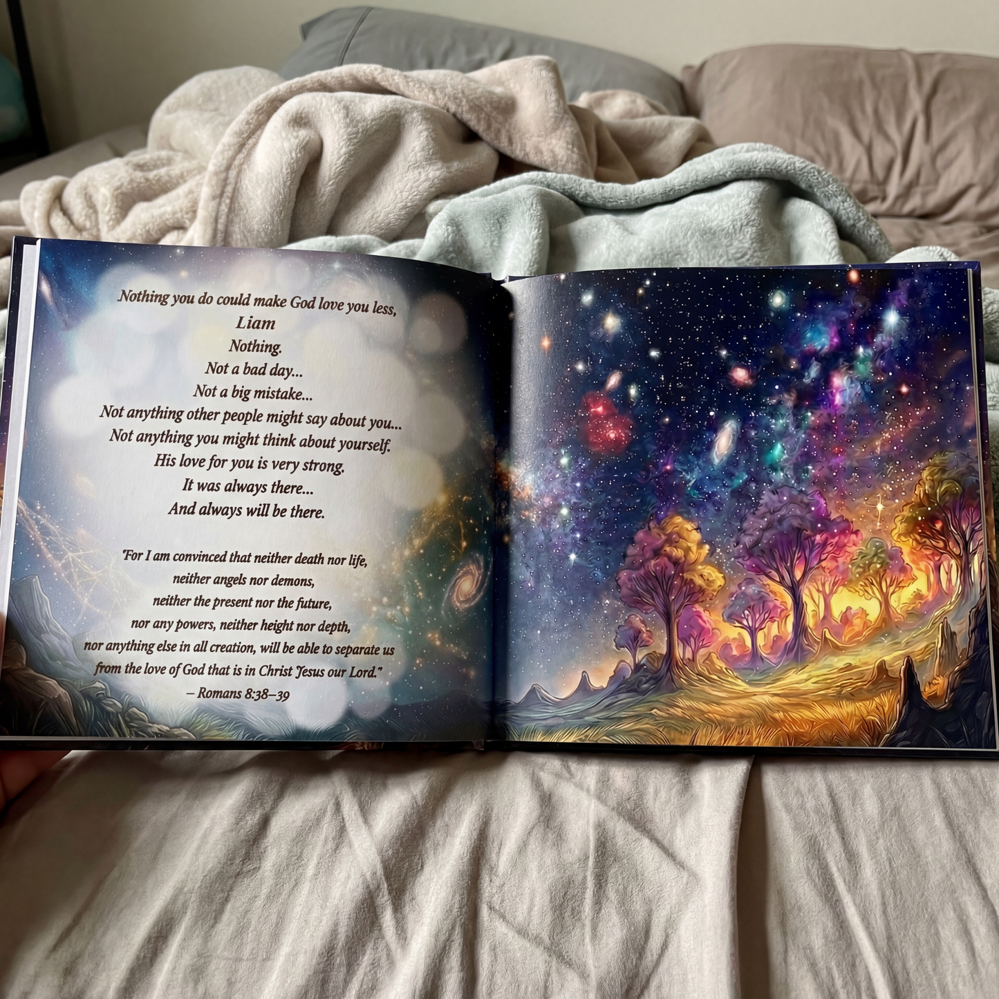 A Personalized Scripture Book Written Over Your Children