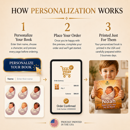 A Personalized Scripture Book Written Over Your Children