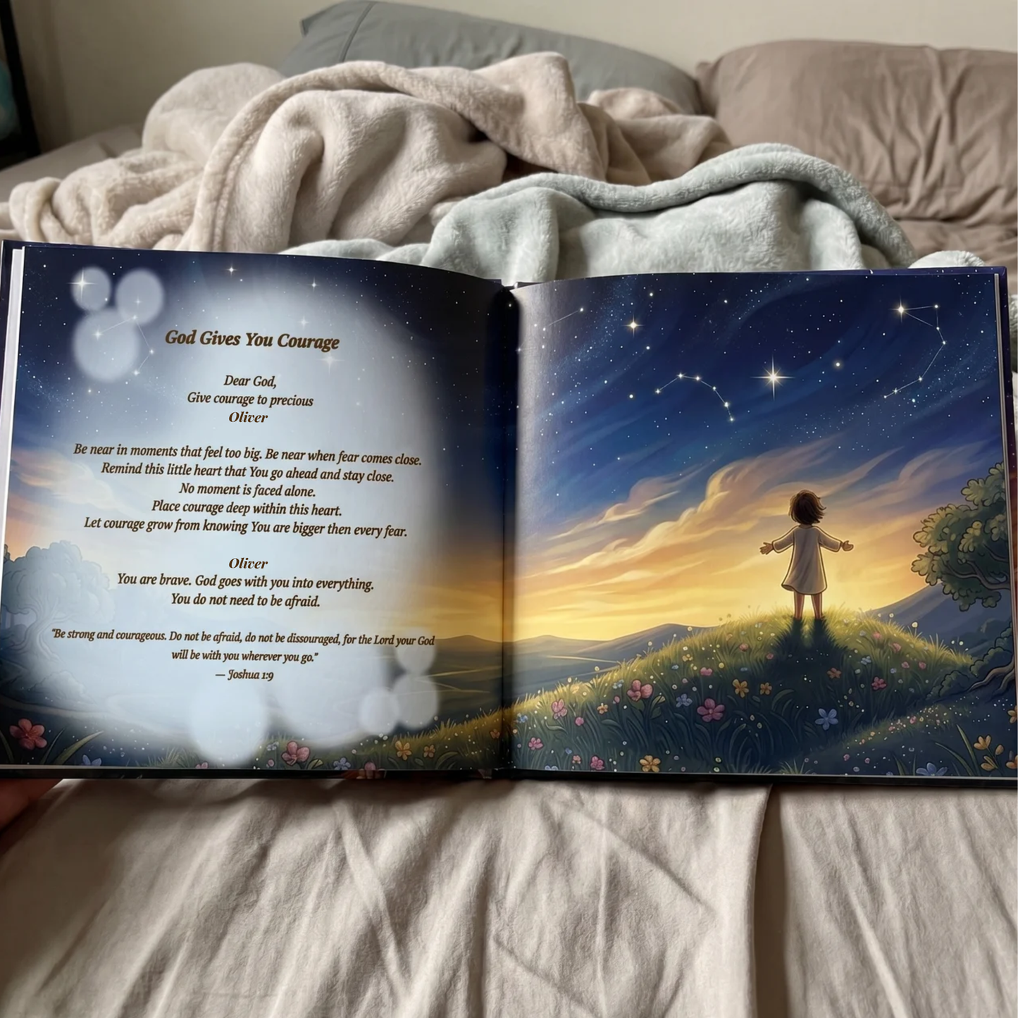 A Personalized Bedtime Prayer Book Written Over Your Child