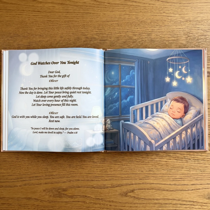 A Personalized Bedtime Prayer Book Written Over Your Child