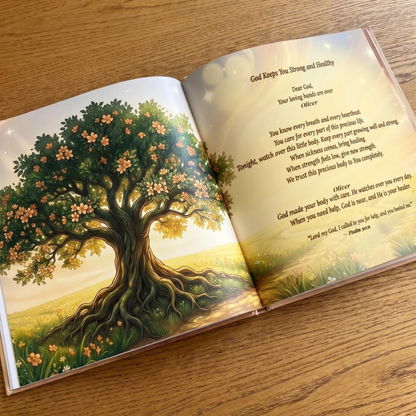 A Personalized Bedtime Prayer Book Written Over Your Child